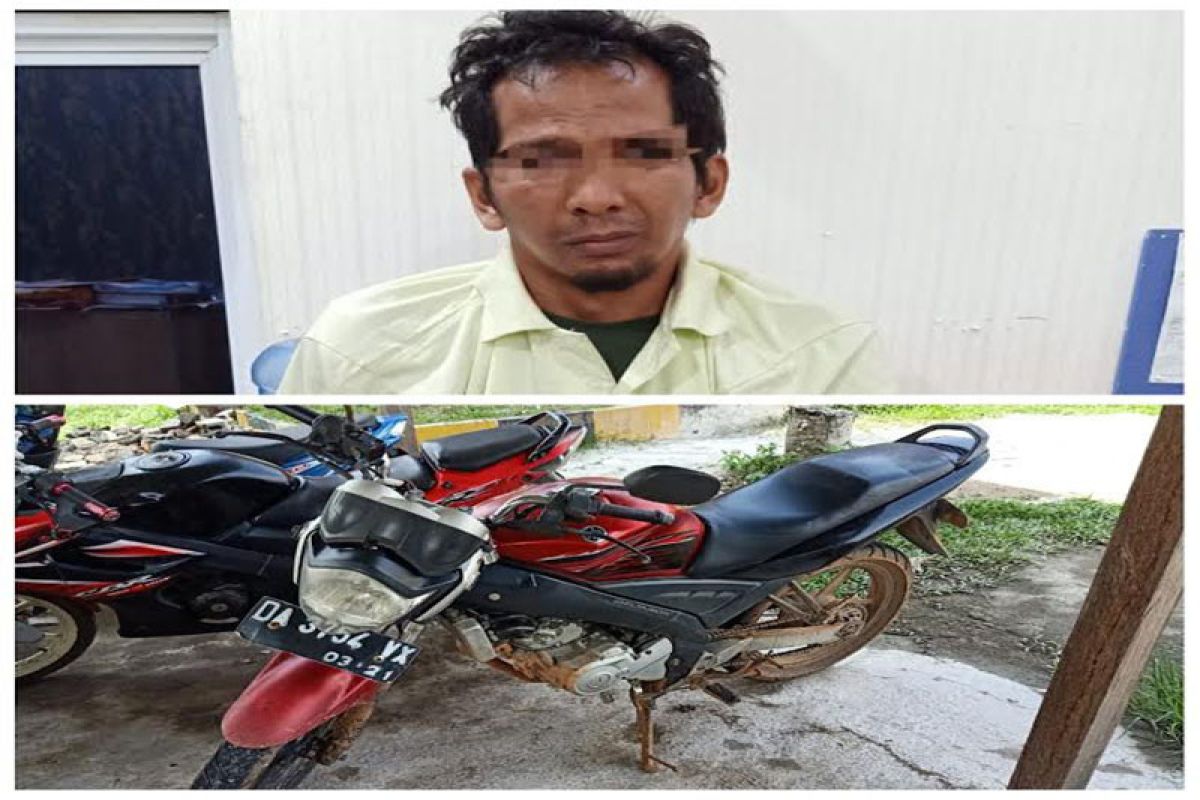 Polisi tangkap pencuri motor dan  poster guru Sekumpul