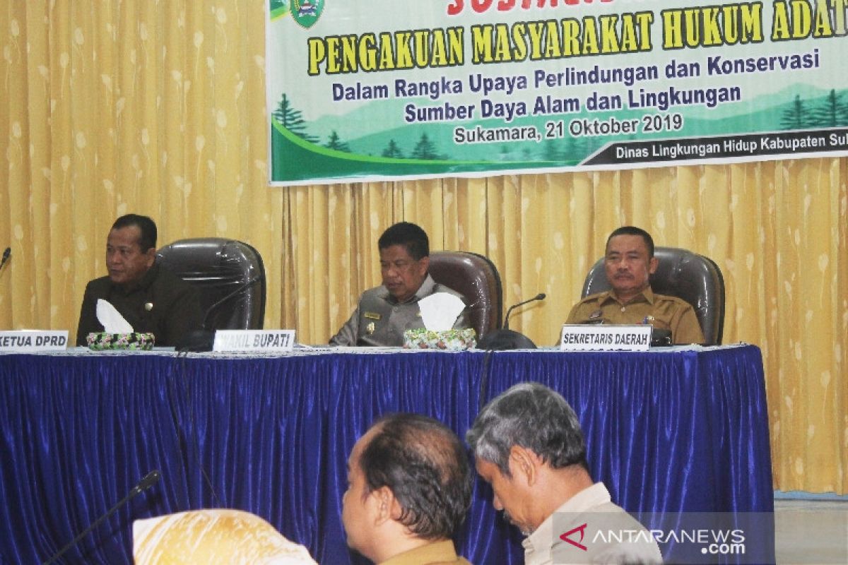 Wakil Bupati Sukamara berharap masyarakat hukum adat diakui