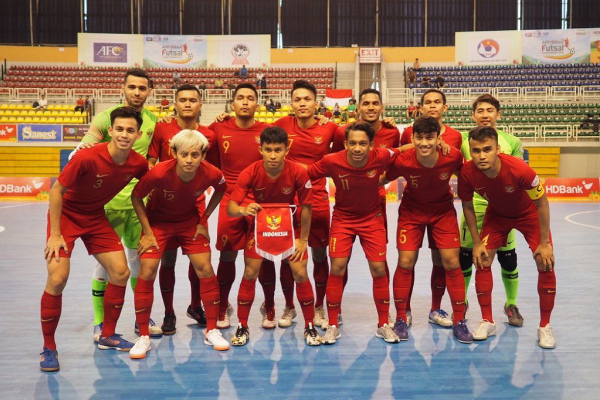 Indonesia vs Malaysia 2-0 laga perdana AFF Futsal Championship