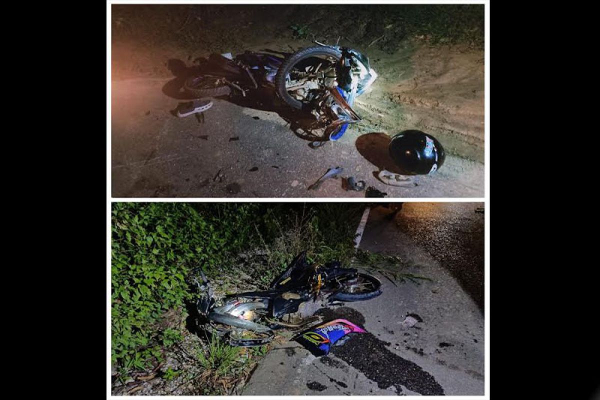 Tabrakan sepeda motor, siswa SMKN 1 Muara Teweh tewas