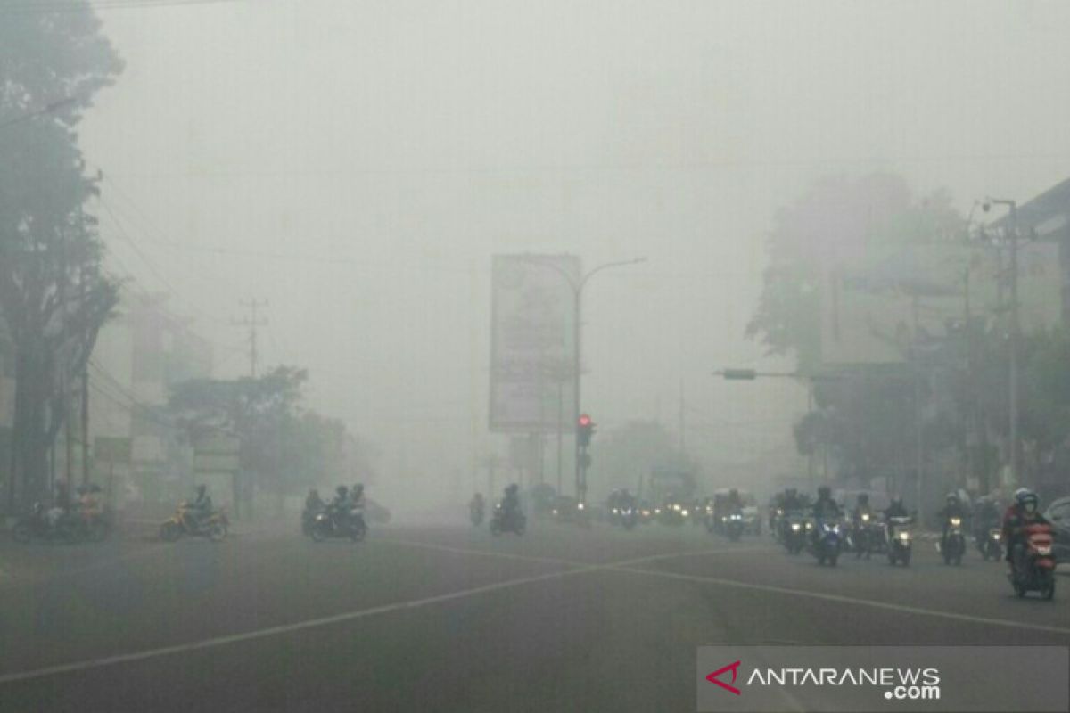 BMKG sebutkan intensitas asap di Kota Palembang berpotensi meningkat