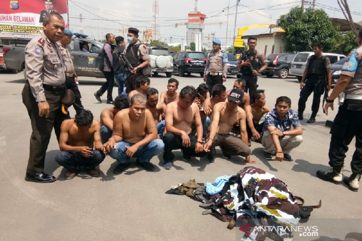 13 oknum OKP terlibat bentrok di Medan ditangkap