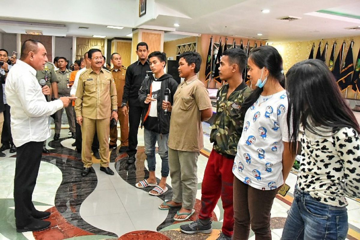 175 pengungsi dari Wamena tiba di Medan