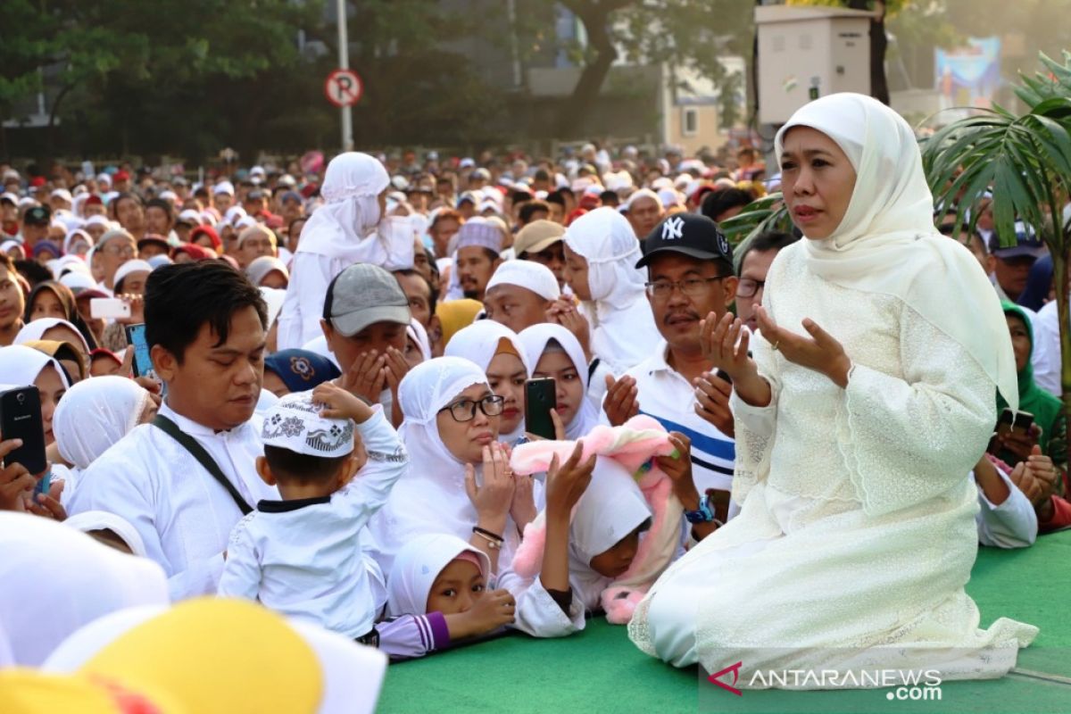 Hari Santri, Khofifah Instruksikan Masyarakat Heningkan Cipta Satu ...