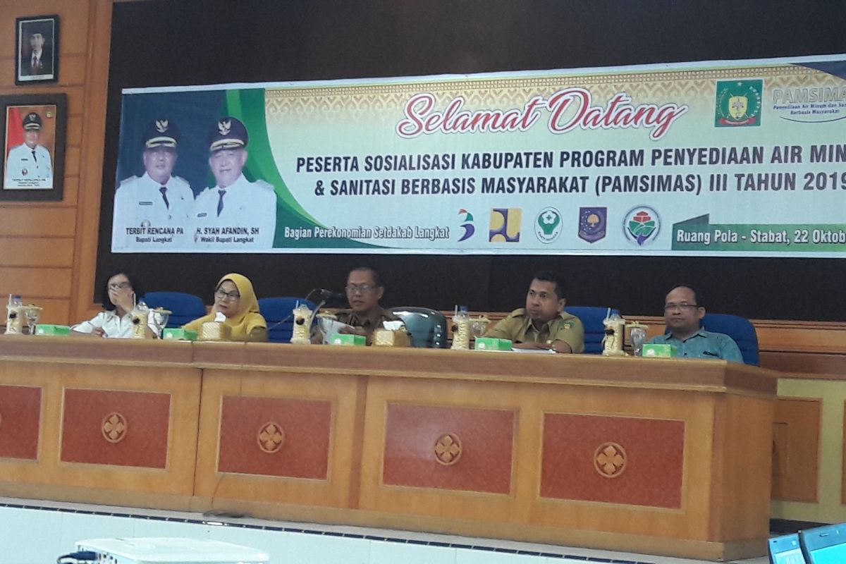 Program Pamsimas tiga Langkat menjaring minat desa