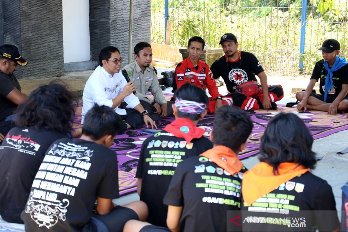 Wabup HSS sambut peserta TWKM Mapala se Indonesia