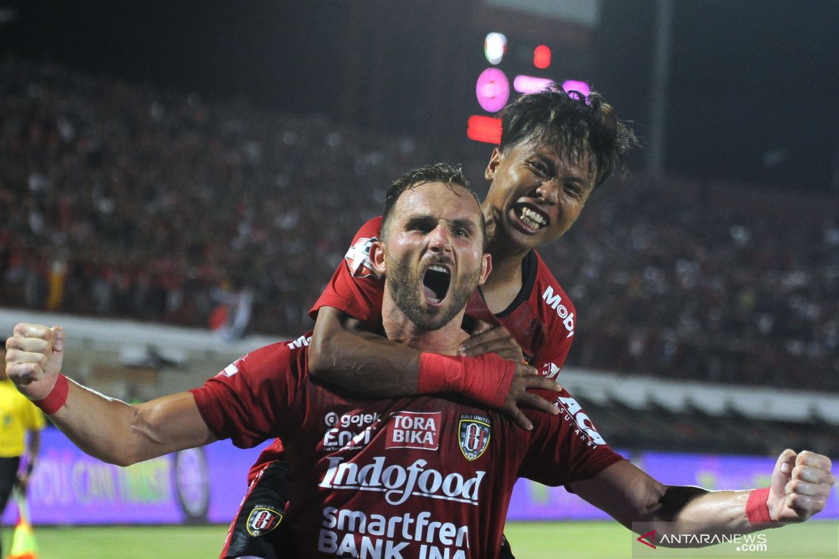 Bali United bungkam Perseru Badak Lampung 3-0 tanpa balas