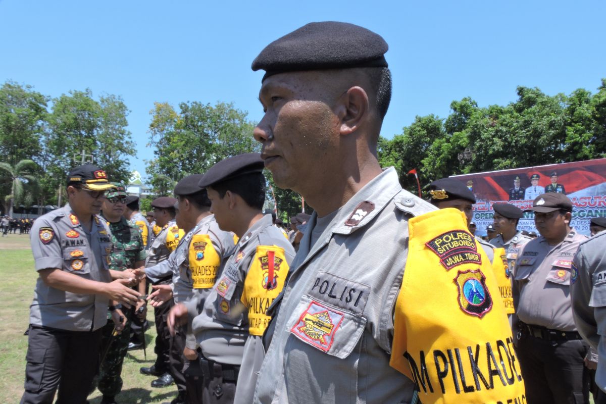 Kapolres Situbondo ingatkan petugas pengamanan pilkades kedepankan sikap humanis