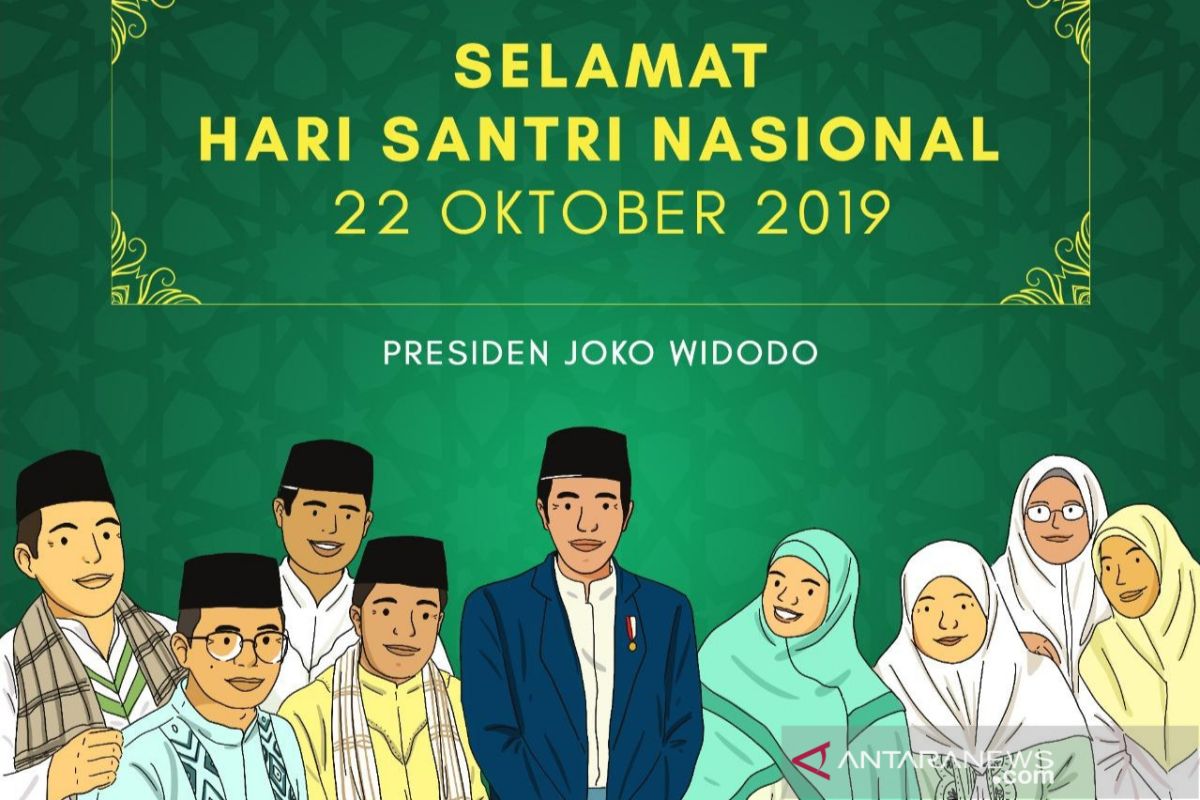 Presiden Jokowi ucapkan Selamat Hari Santri