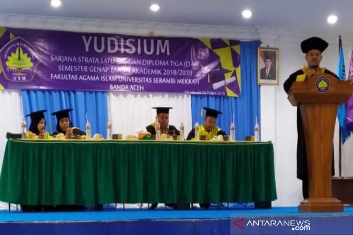 Fakultas Agama Islam Universitas Serambi Mekkah adakan yudisium