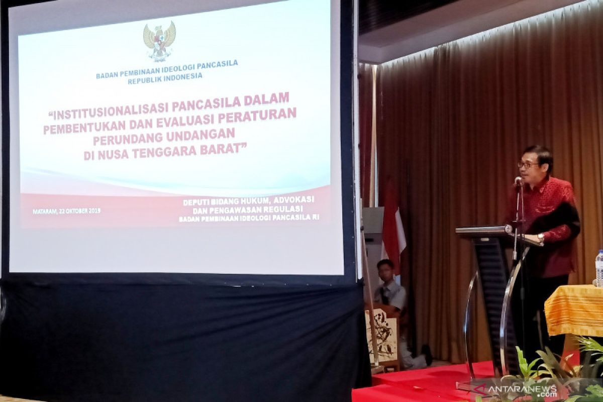 BPIP akan evaluasi perda di NTB yang bertentangan dengan Pancasila