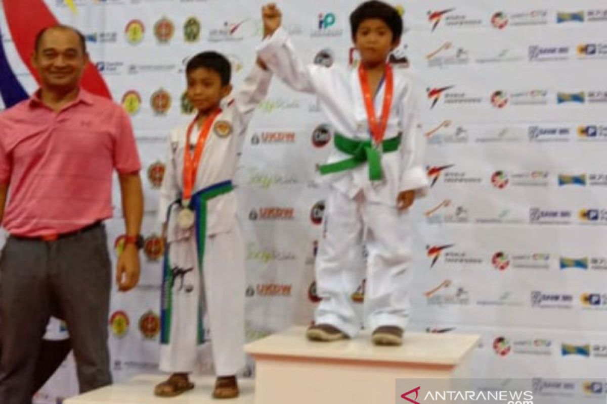 Atlet muda taekwondo Bangka Selatan raih medali emas Kejuaraan Internasional