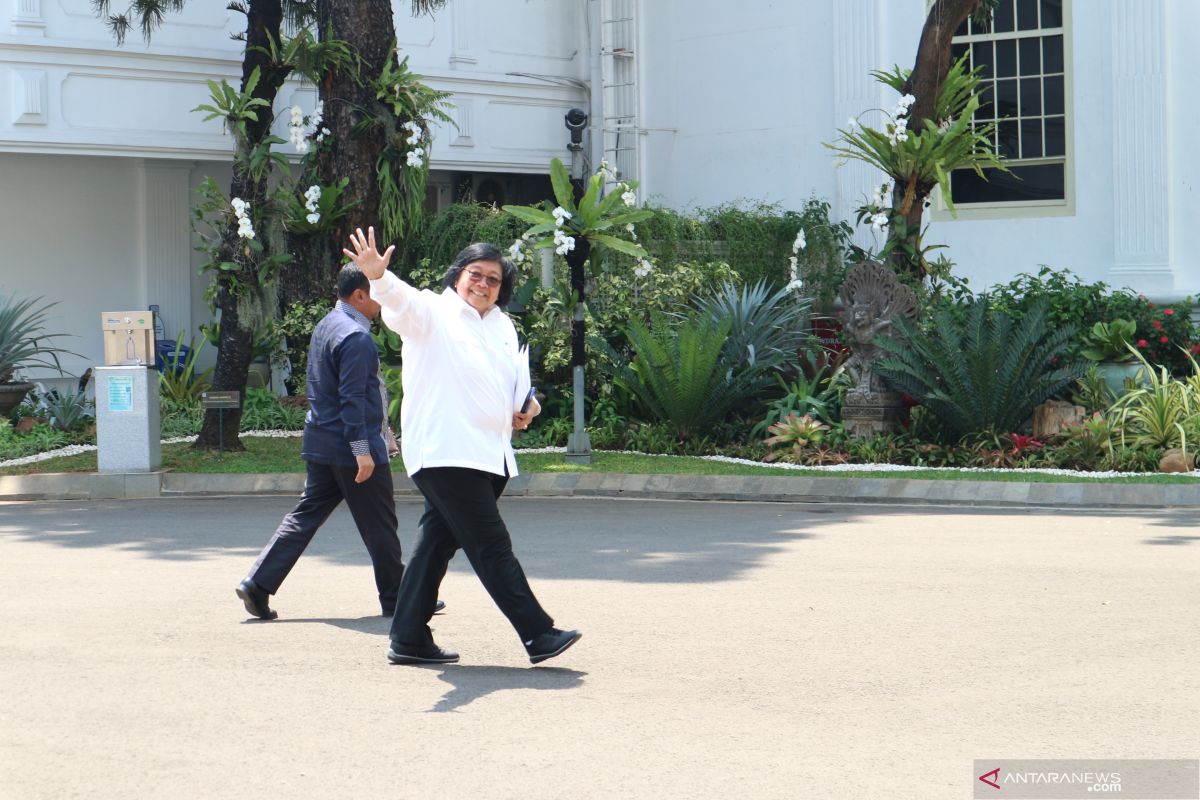 Siti Nurbaya Bakar datang ke Istana  Kepresidenan