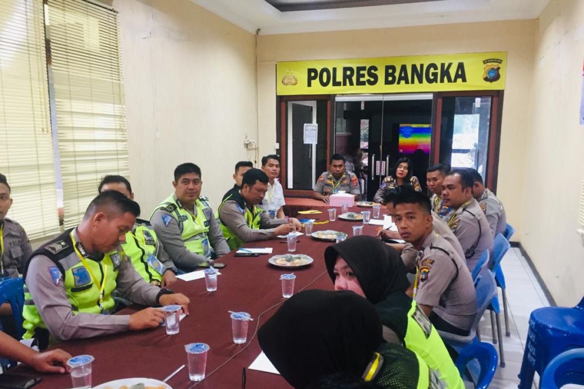 Polres Bangka gelar latihan pra Operasi Zebra Menumbing 2019