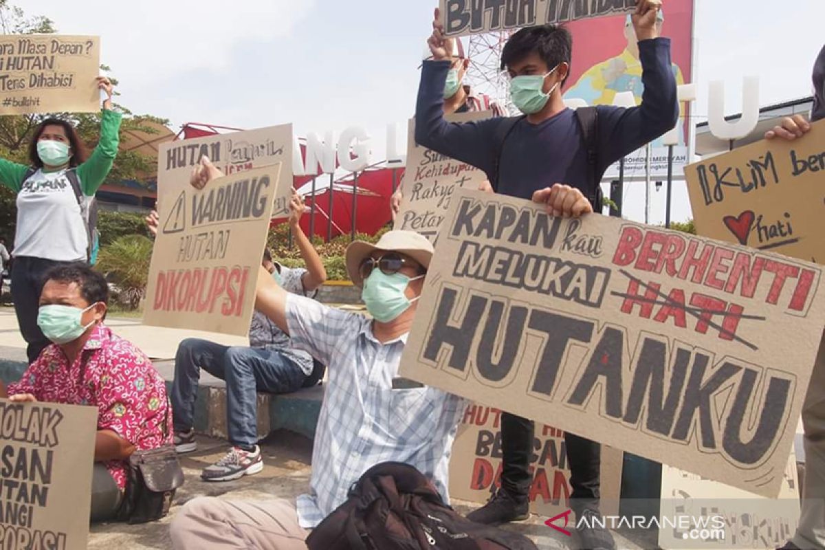Aktivis Bengkulu tolak pelepasan hutan untuk korporasi