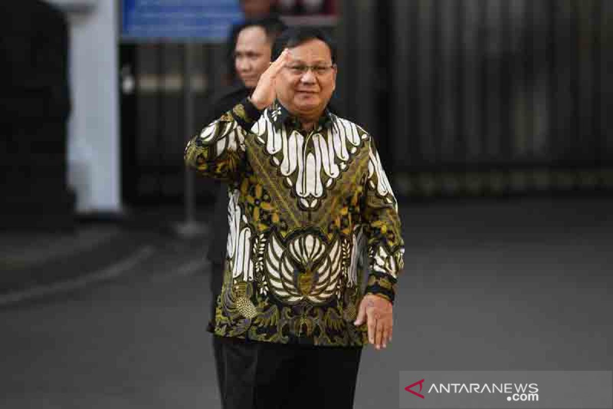 Prabowo Subianto, jadi  Menteri Pertahanan Jokowi-Ma'ruf