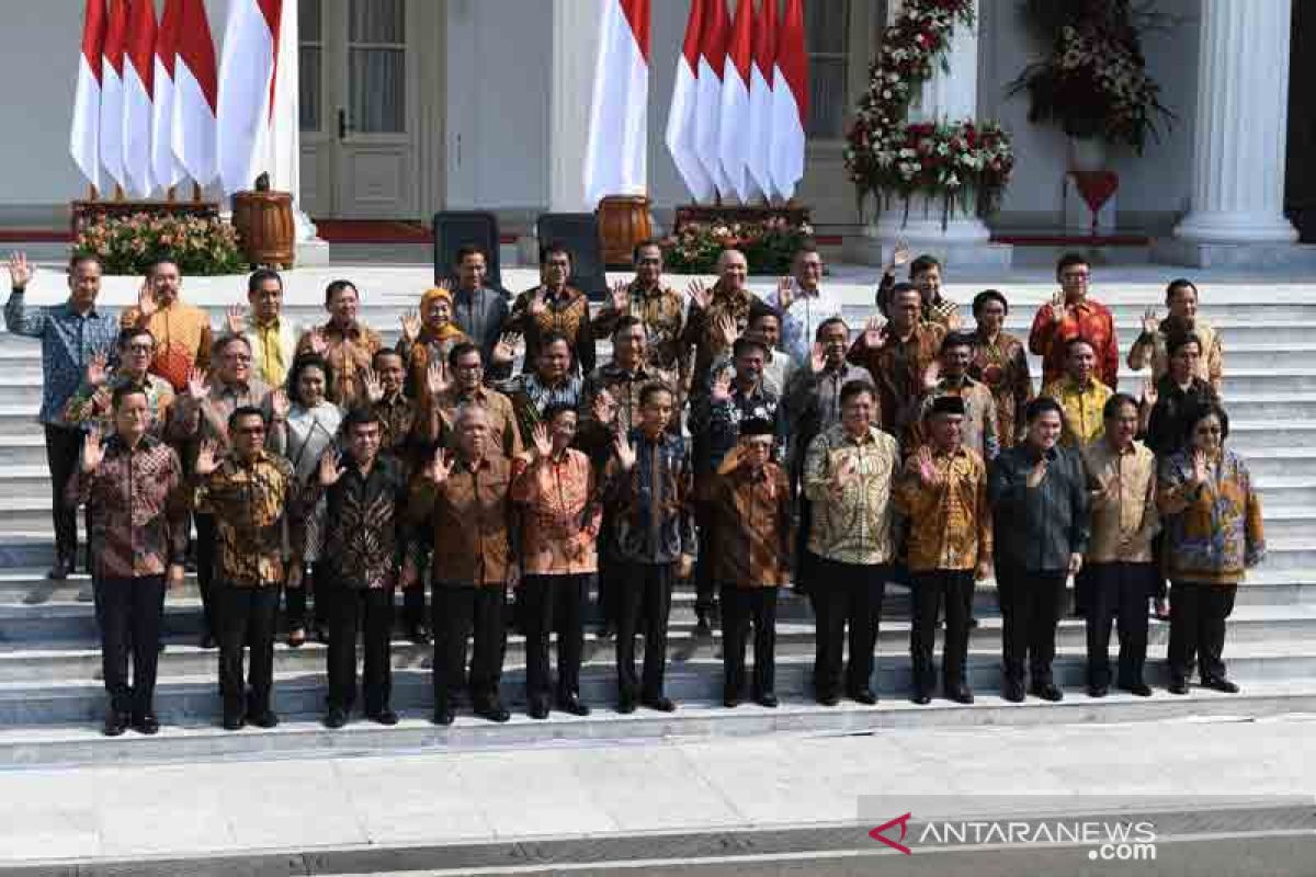 Jokowi-Ma'ruf namakan Kabinet Indonesia Maju