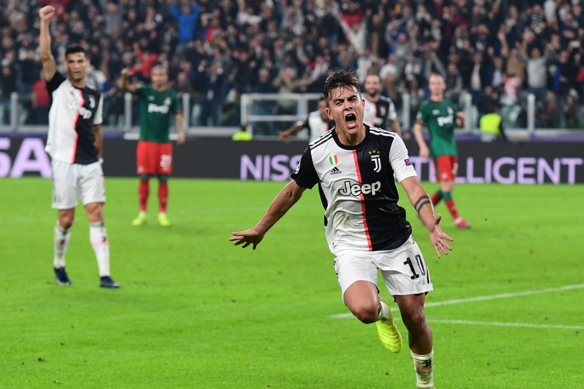 Liga Champions : Juventus balikkan kedudukan saat lawan Lokomotiv berkat dwigol Dybala