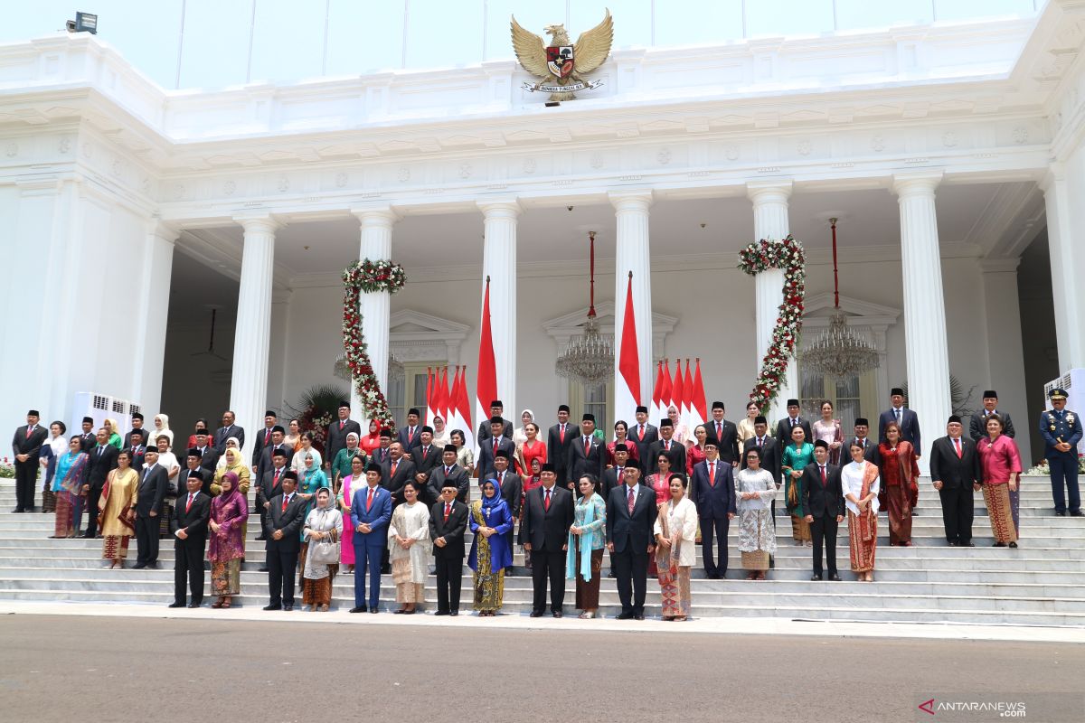 Presiden Jokowi jelaskan Kabinet Indonesia Maju teruskan program pembangunan