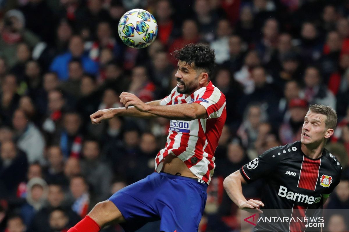 Liga Champions: Diego Costa kemungkinan absen saat Atletico bertandang ke Bayern