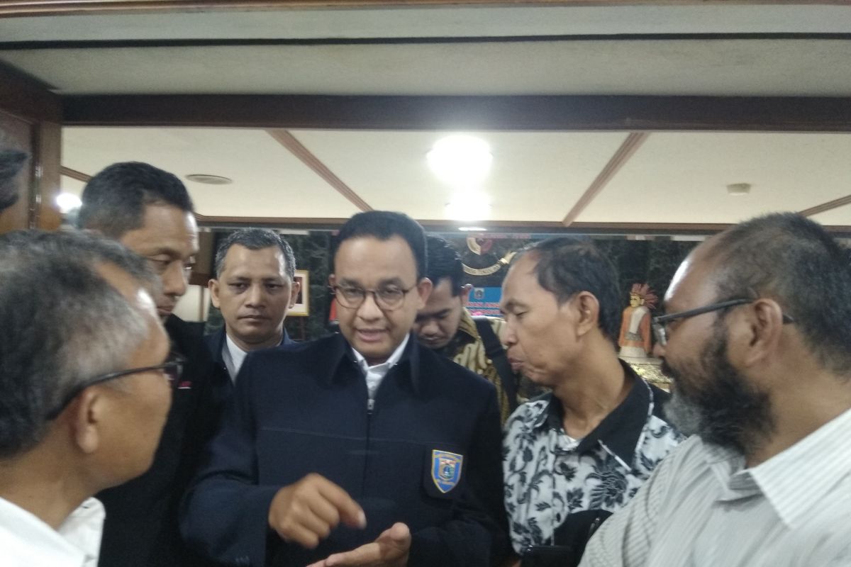 Anies sebut UMP DKI arahnya sesuai pemerintah