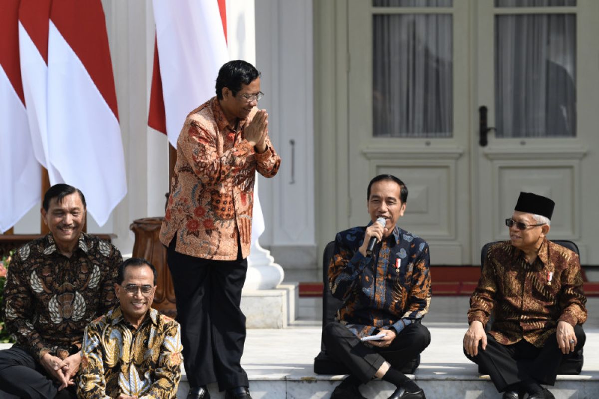 Jokowi-Ma'ruf namakan kabinet Indonesa Maju