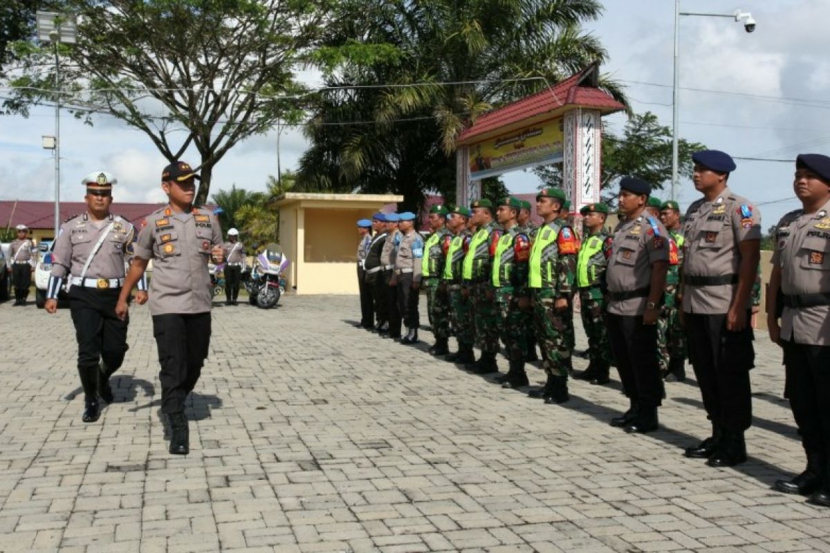 Polres Simalungun apel gelar pasukan Operasi Zebra Toba 2019