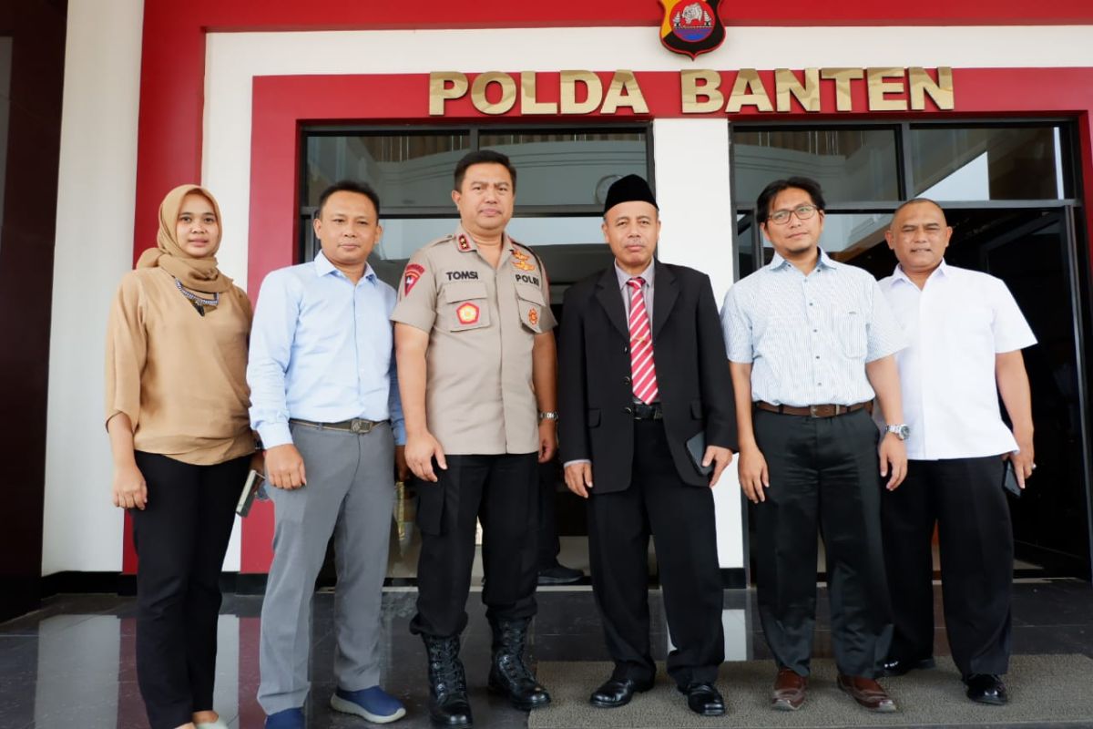 Kapolda Banten terima audiensi dengan Rektor Unsera.