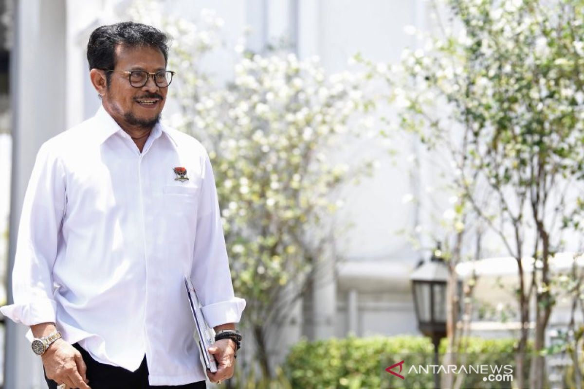 Menteri Pertanian Syahrul Yasin Limpo janji seragamkan data pangan
