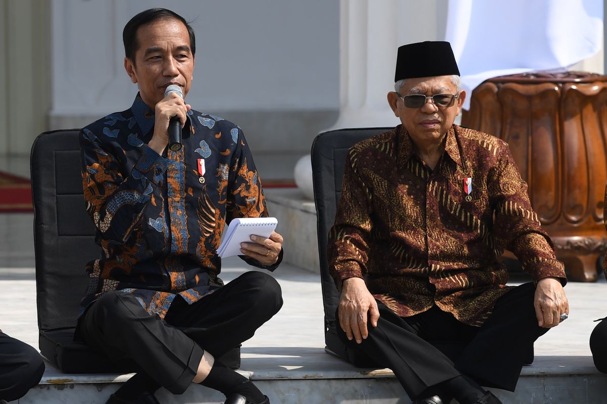 Presiden Jokowi ingatkan tidak ada visi misi menteri