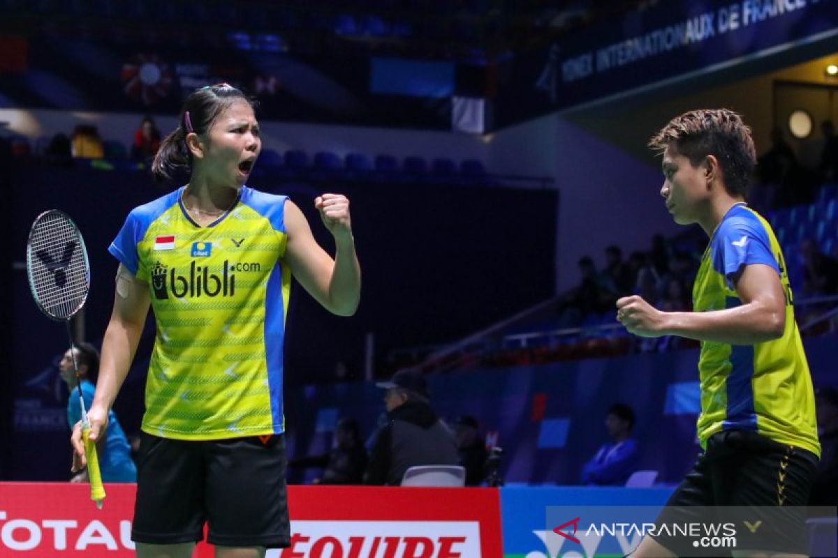 Greysia/Apriyani terhenti di babak dua French Open 2019