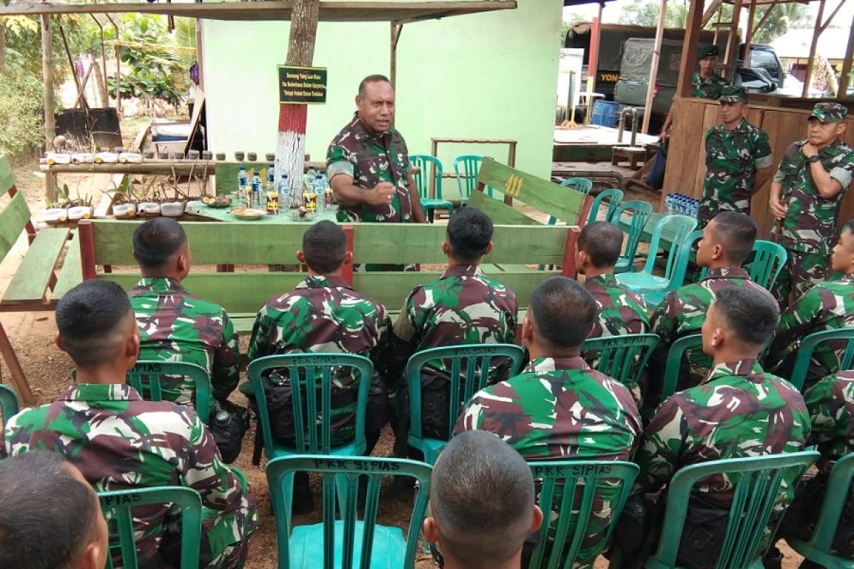 Pangdam Cenderawasih kunjungi pasukan perbatasan RI-PNG di Merauke