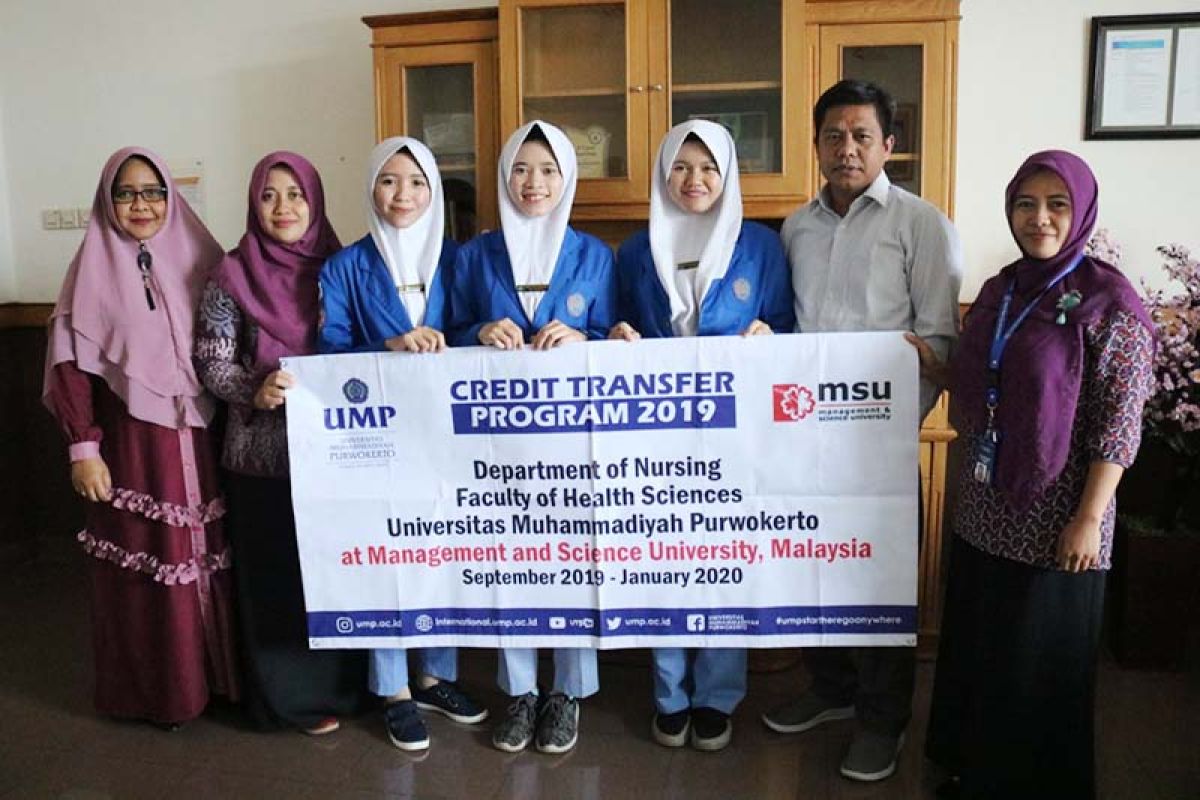 Tiga mahasiswa S1 Keperawatan UMP kuliah di MSU Malaysia