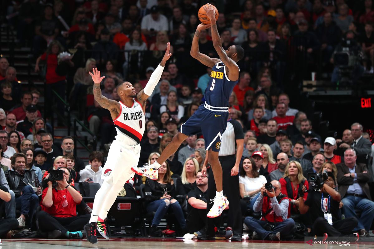 Nuggets akhiri kemenangan kandang beruntun Blazers