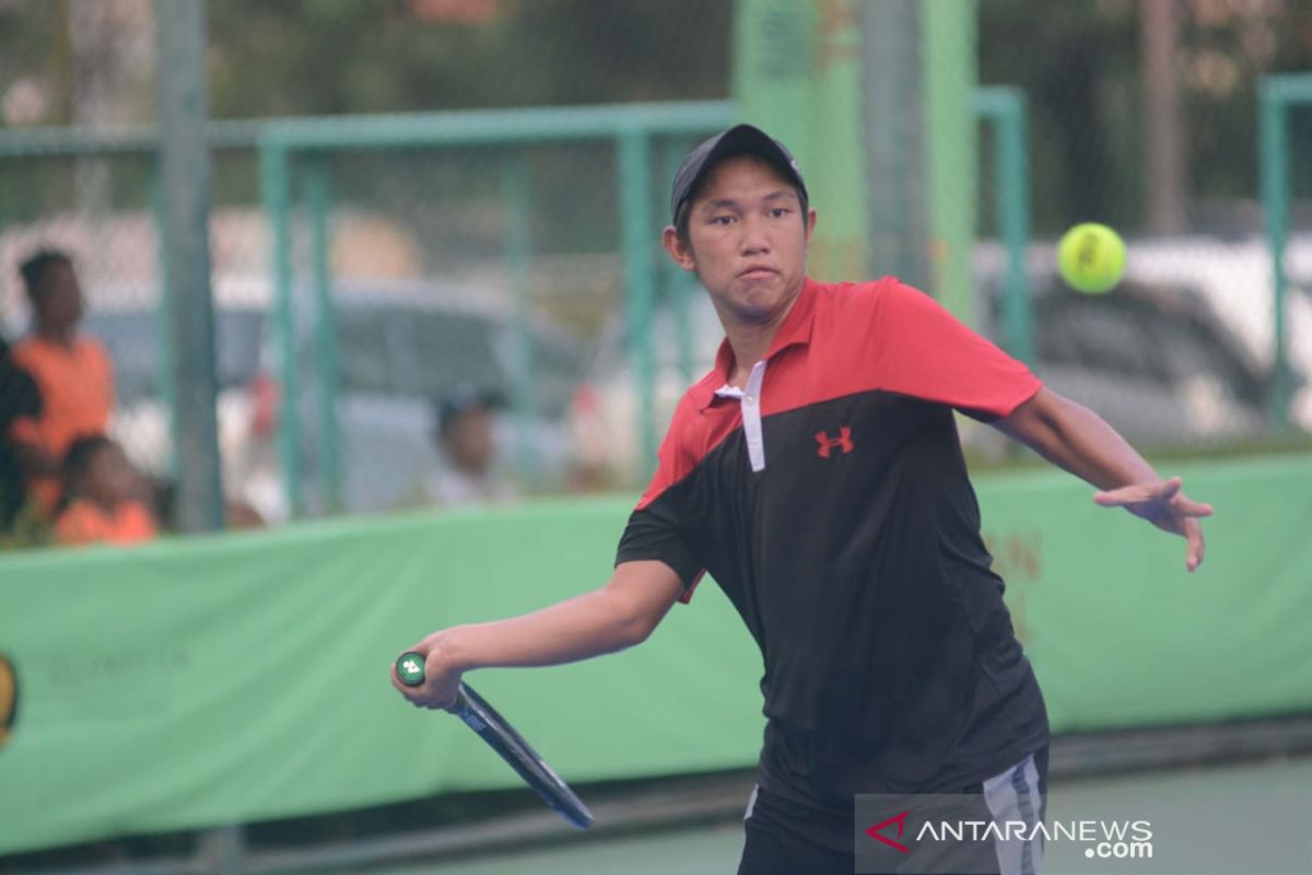 Petenis putra Indonesia dominasi delapan besar Amman International