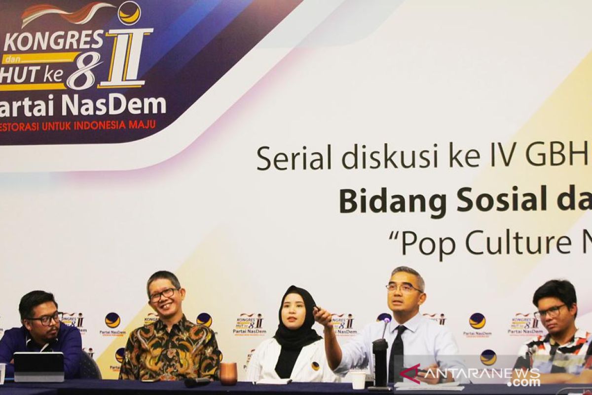 Politisi NasDem sebut pentingnya negara kelola budaya populer