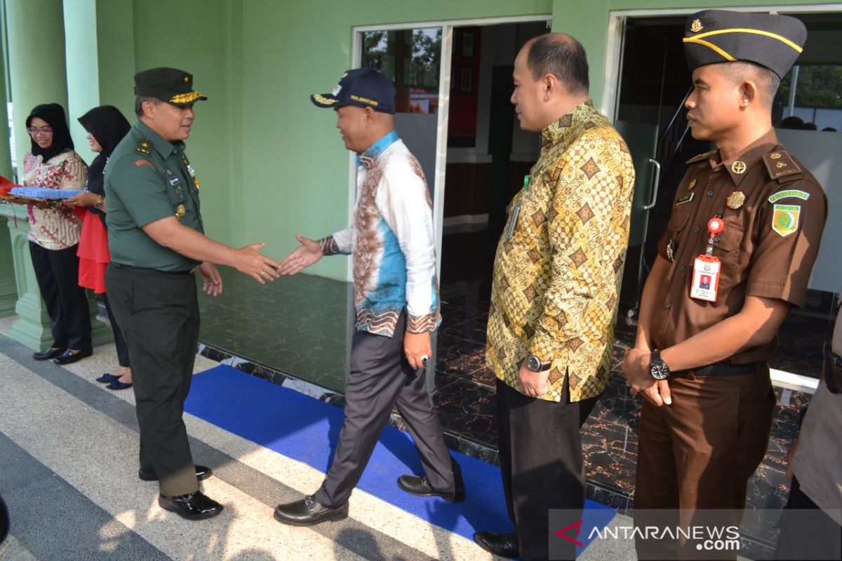 TMMD 106 Kodim 1010 Rantau sudah melebihi capaian