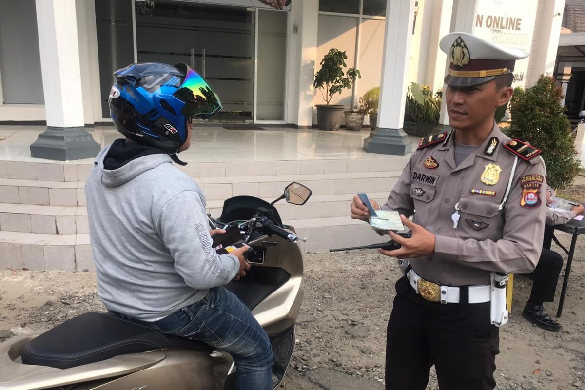 Ratusan motor di Pandeglang terjaring operasi zebra