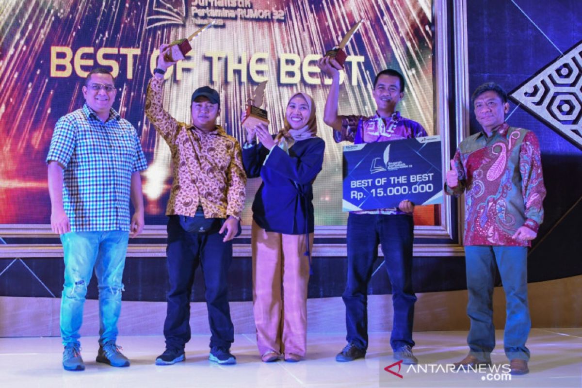 Pewarta ANTARA raih penghargaan Anugerah Jurnalistik Pertamina RUMOR 32