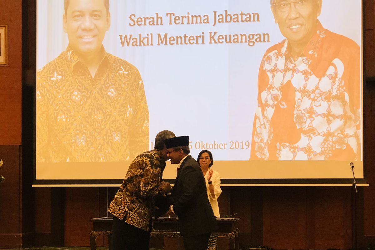 Kementerian Keuangan gelar serah terima jabatan Wamenkeu