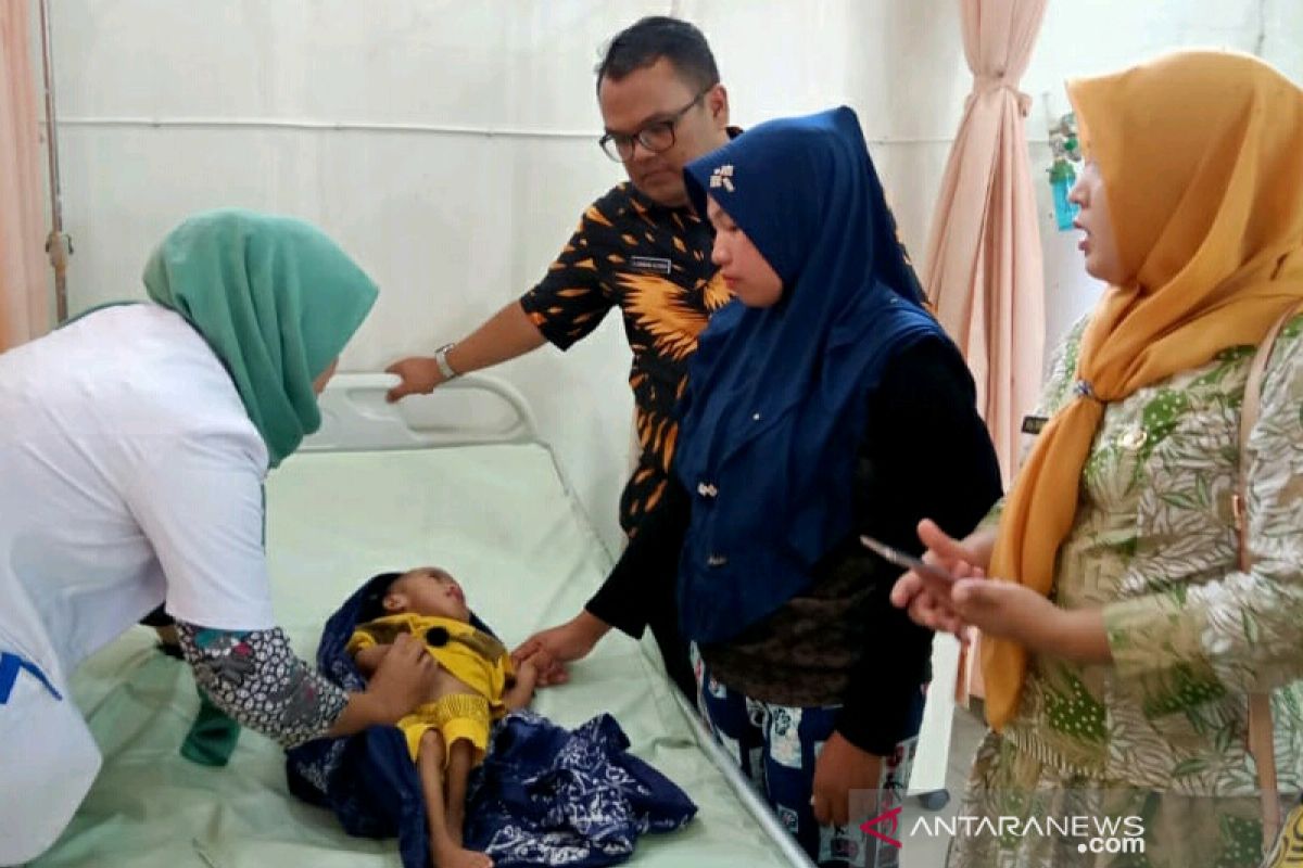 Hanif penderita gizi buruk dapat perhatian dari Pemkot Padangsidimpuan