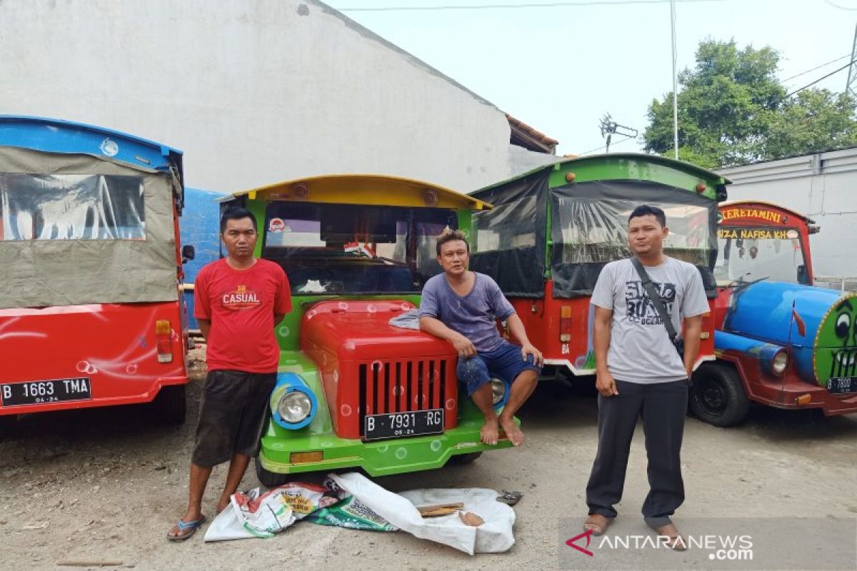 Komunitas odong-odong sebut pendapatannya lebih besar dari UMP 2020