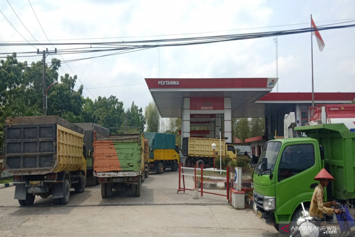 Sopir truk berharap pelangsiran solar subsidi bisa diberantas