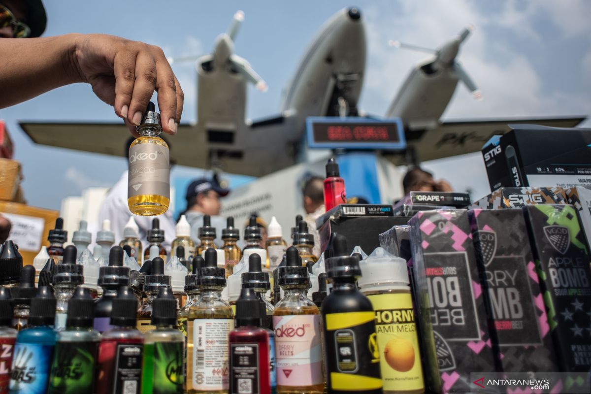 Liquid vape mengandung narkoba dijual secara  online