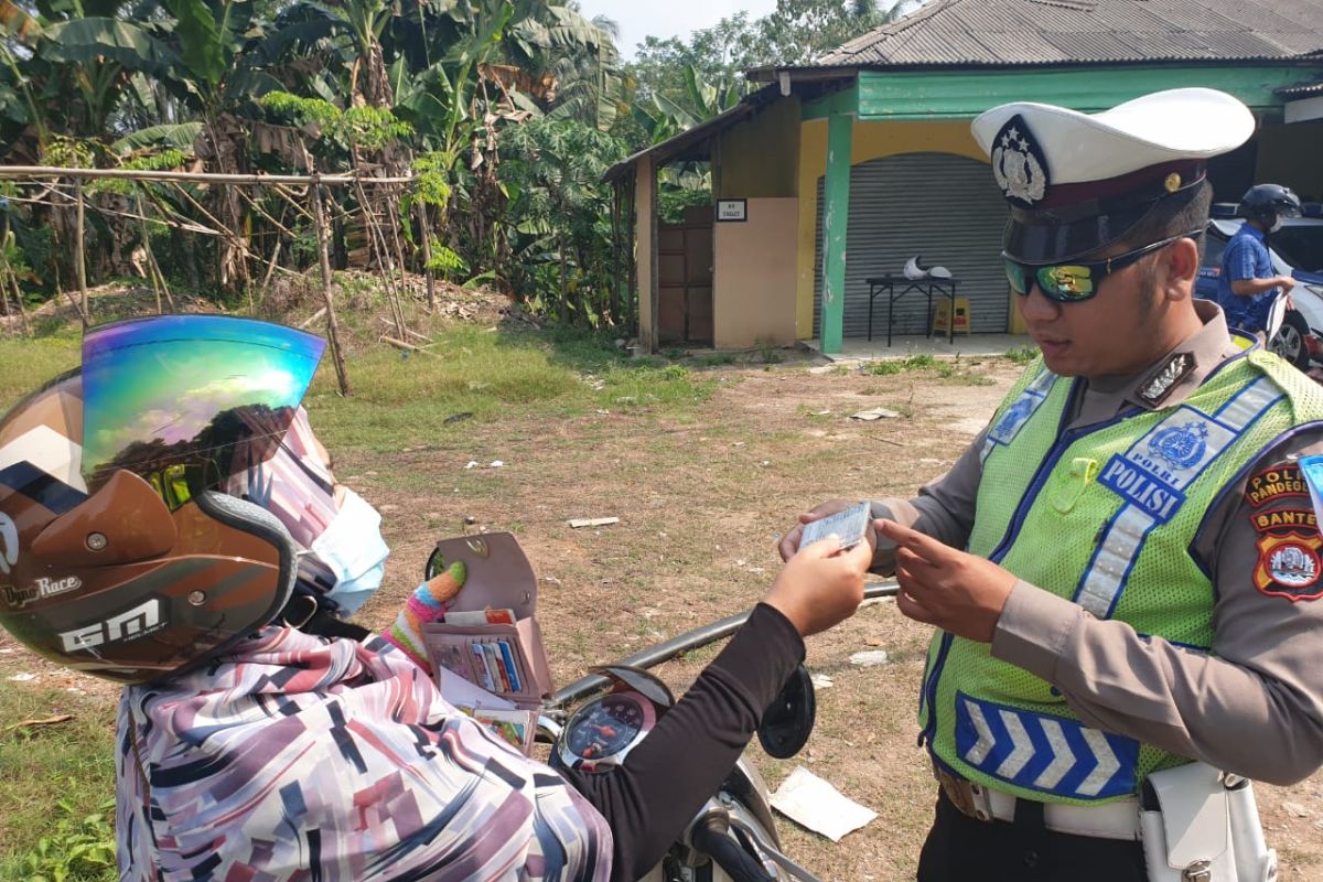 Polres Pandeglang gelar Operasi Zebra, pengendara diimbau tertib lalulintas