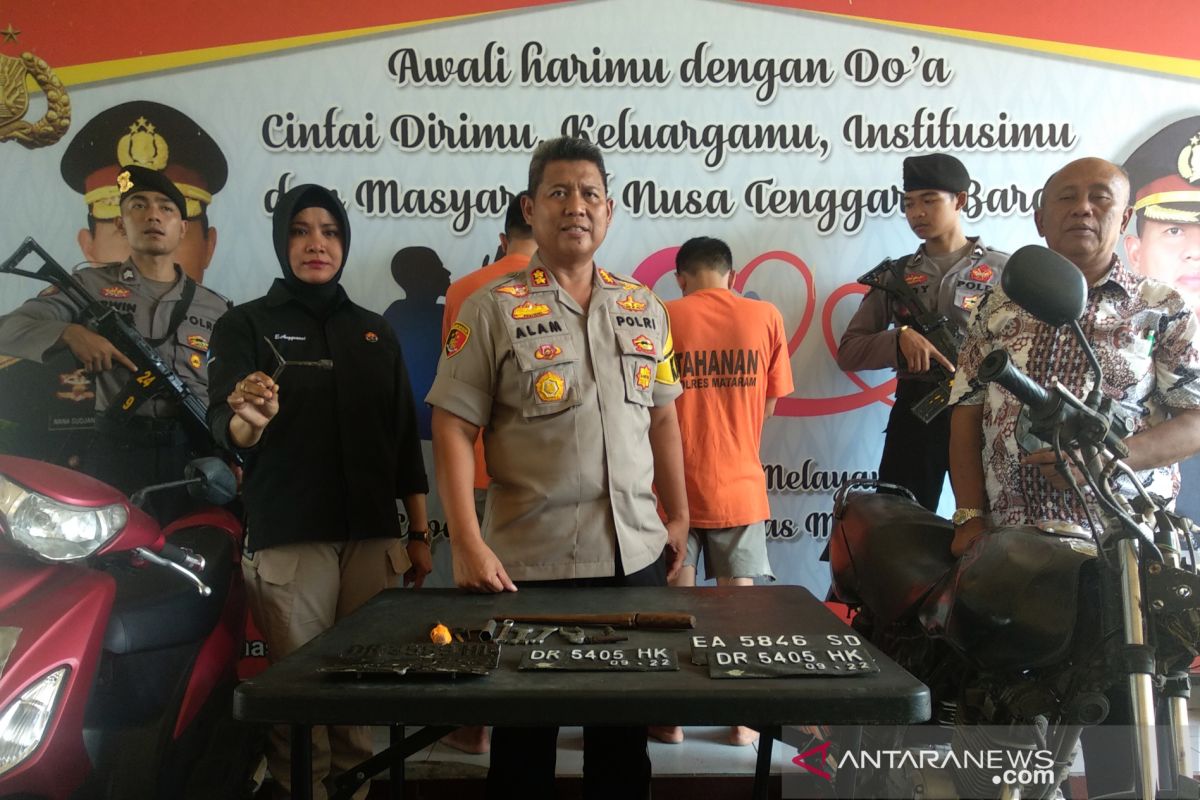 Polres Mataram ringkus dua residivis pencuri kendaraan