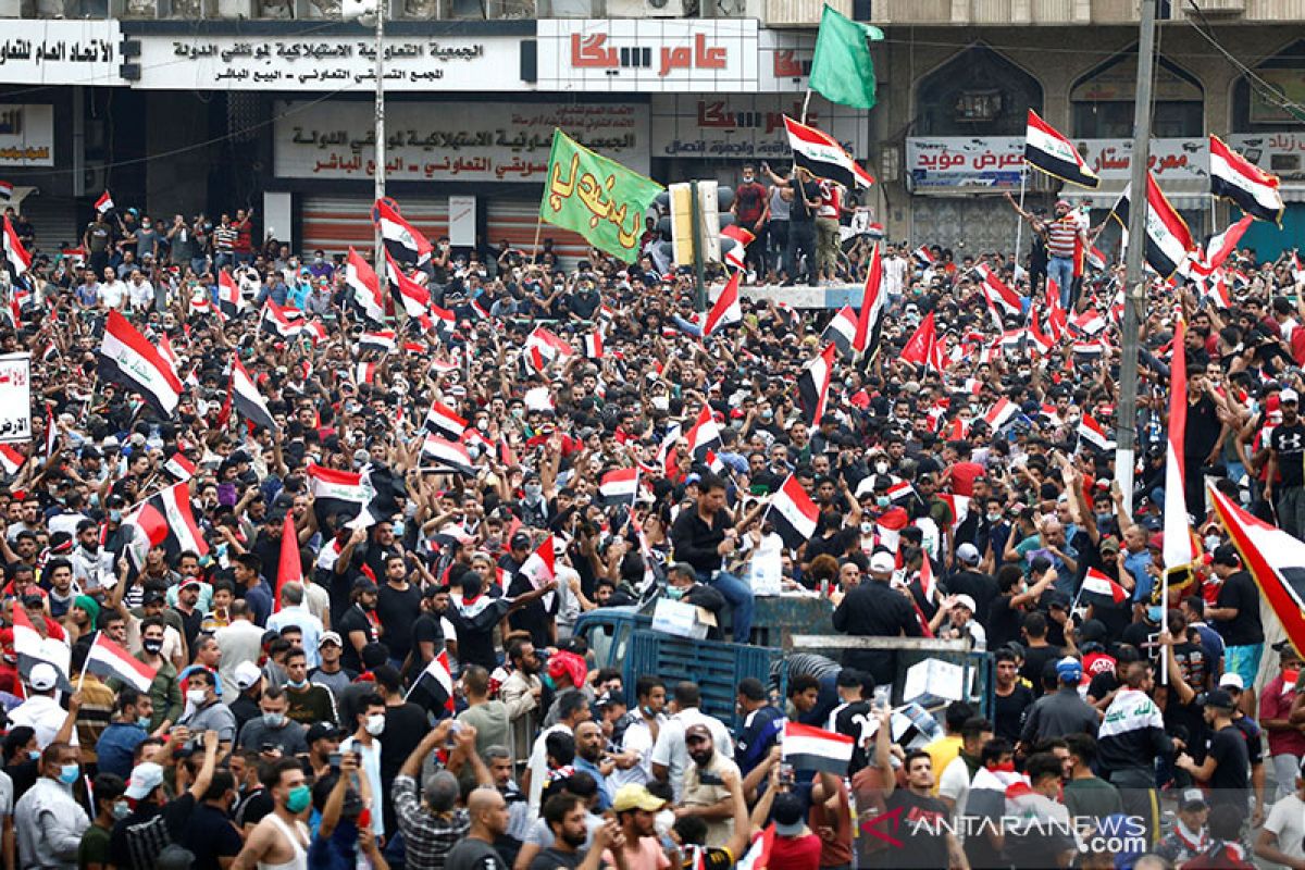 Aksi protes lanjutan di Irak tewaskan sedikitnya 40 orang