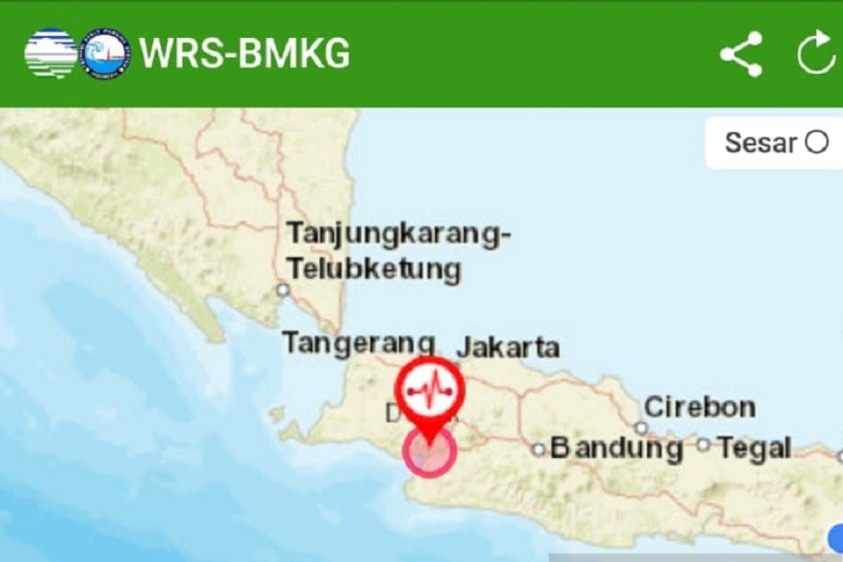 Gempa Sukabumi dipastikan BPBD tidak timbulkan kerusakan