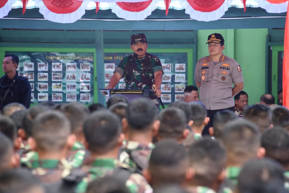 Panglima TNI sebut sinergitas TNI-Polri untuk menjaga NKRI