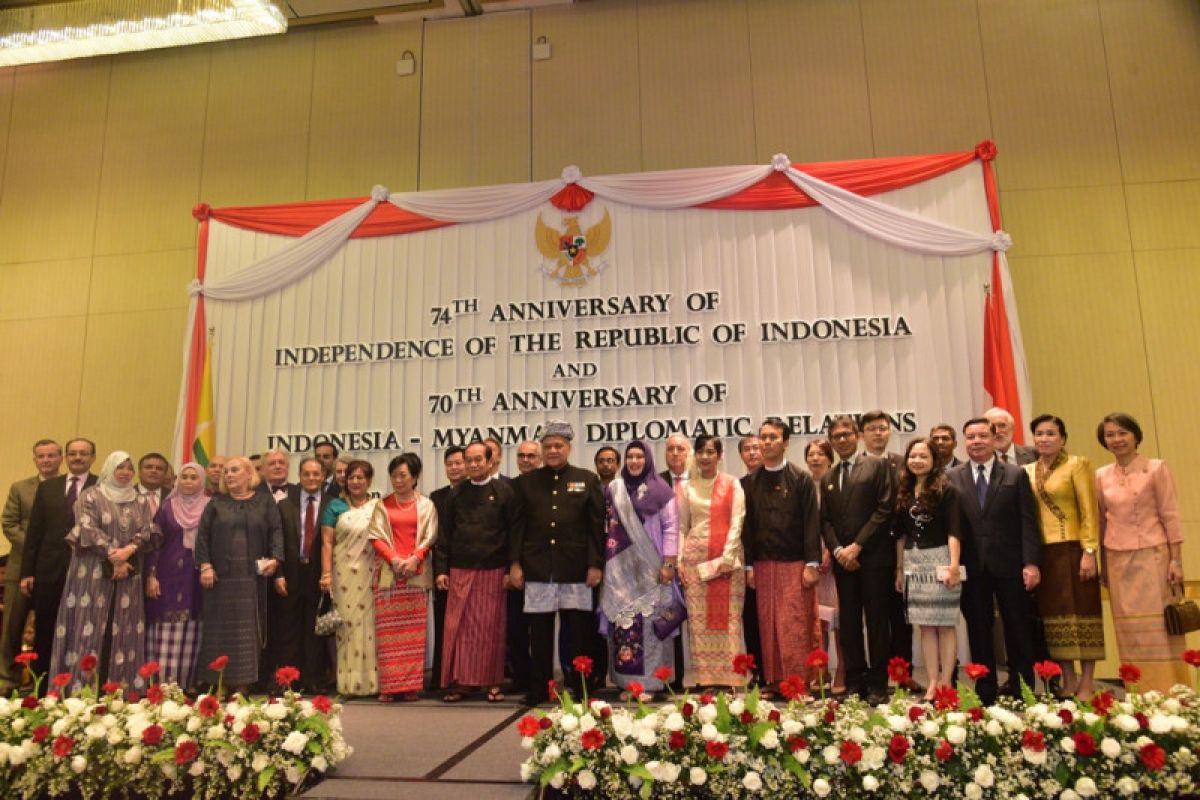 Indonesia, Myanmar celebrate 70 years of diplomatic ties